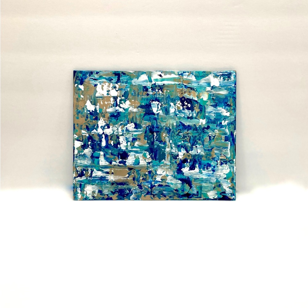 ORIGINAL Textured Abstract Acrylic Art on 8” x 10” Canvas Panel Not Framed - Picture 10 of 14